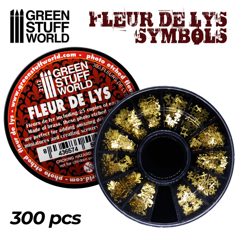 GSW Micro Runes: Fleur de Lys Symbols - 300 letters (2112)