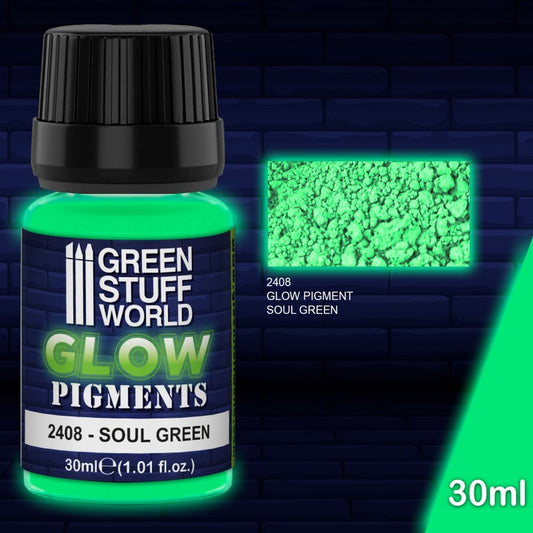 GSW Pigments - Glow in the Dark Soul Green 30ml (2408)