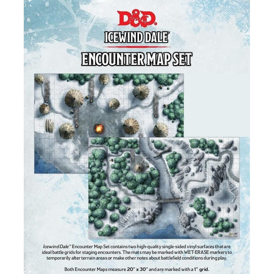 D&D: Game Mat - Icewind Dale Encounter Map Set (20"x30")