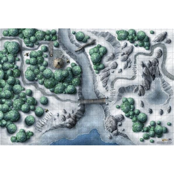 D&D: Game Mat - Icewind Dale Encounter Map Set (20"x30")