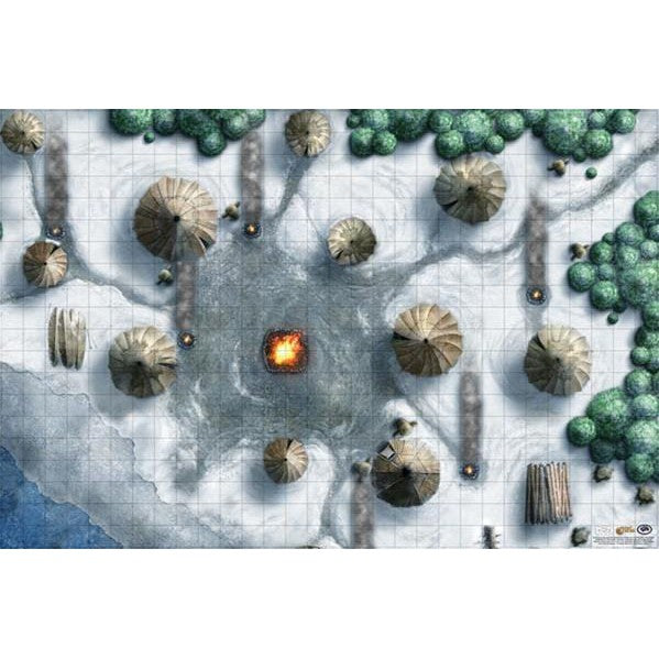 D&D: Game Mat - Icewind Dale Encounter Map Set (20"x30")