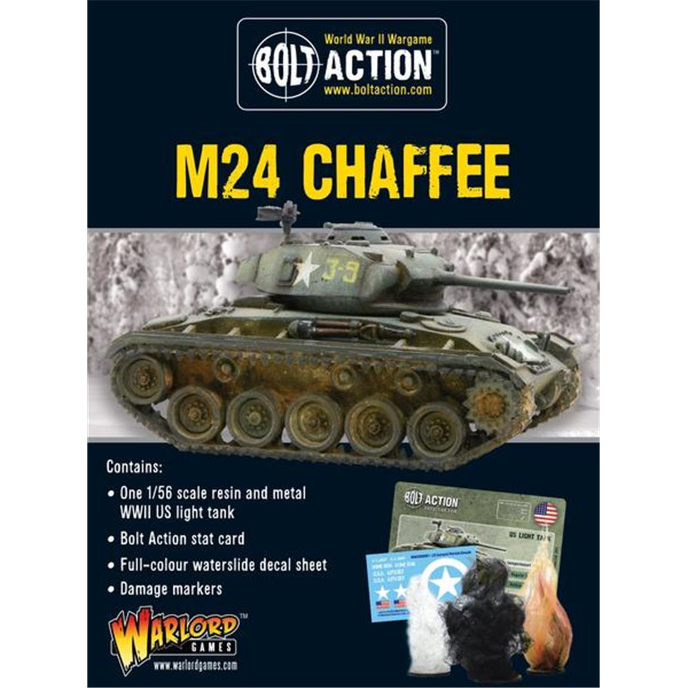 Bolt Action - M24 Chaffee, US Light Tank (402413003)