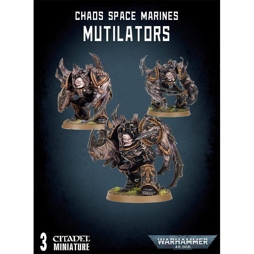 Chaos Space Marines Mutilators ( 43-43-W ) - Used