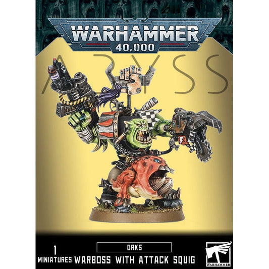 Orks Warboss with Attack Squig ( 3111-W ) - Used