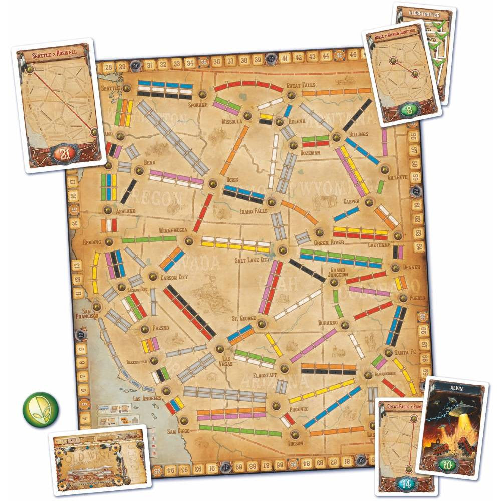 Ticket to Ride / Les aventuriers du rail - France + Old West