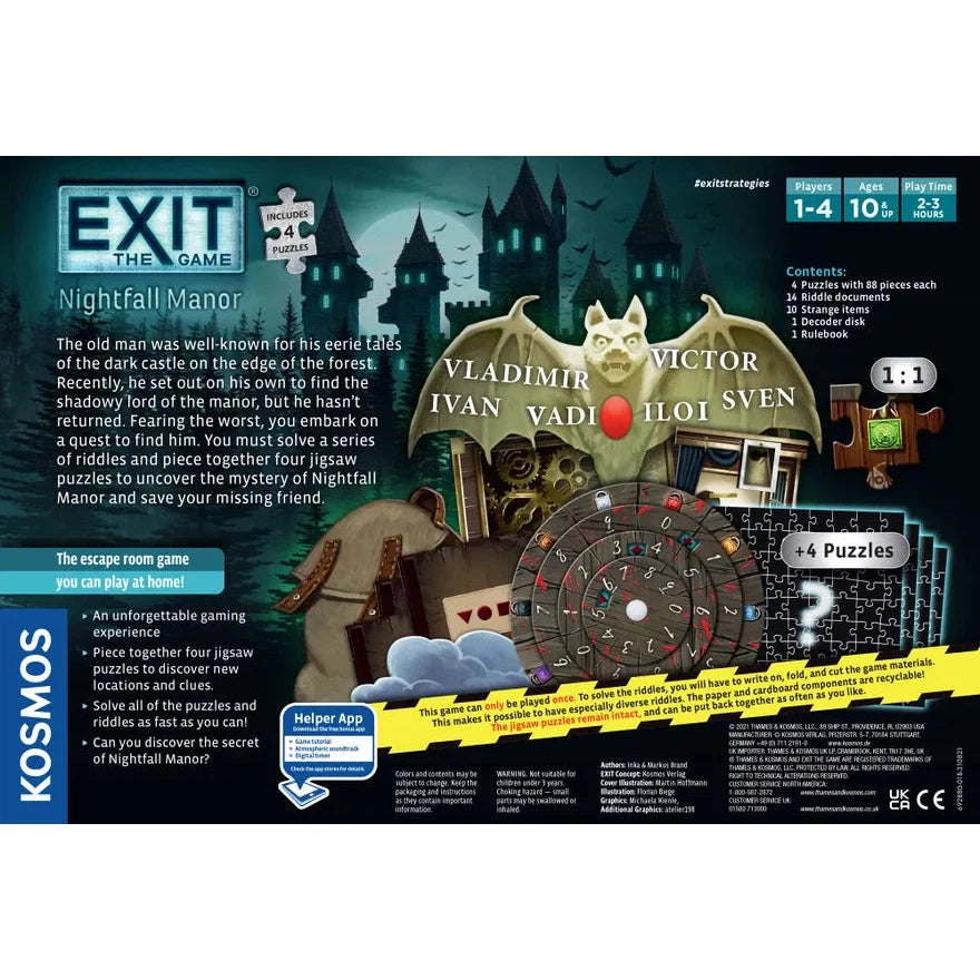 Exit: Nightfall Manor