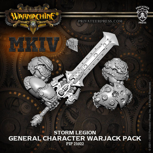 Warmachine MKIV - Cygnar Storm Legion: The General Character Pack