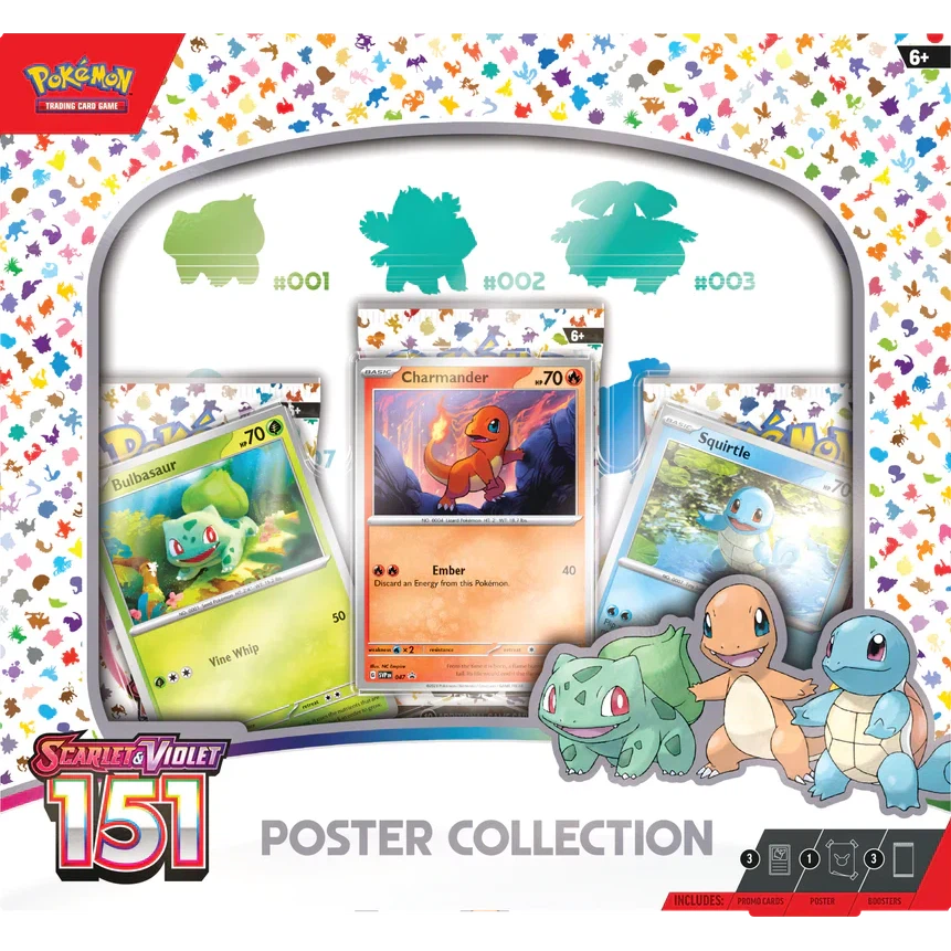 Pokemon Poster Bundle - Scarlet & Violet 3.5: 151