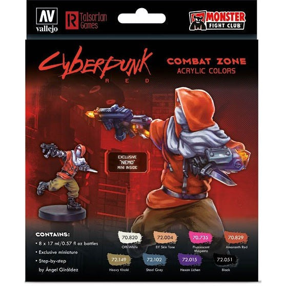 Cyberpunk Red - Combat Zone Acrylic colors