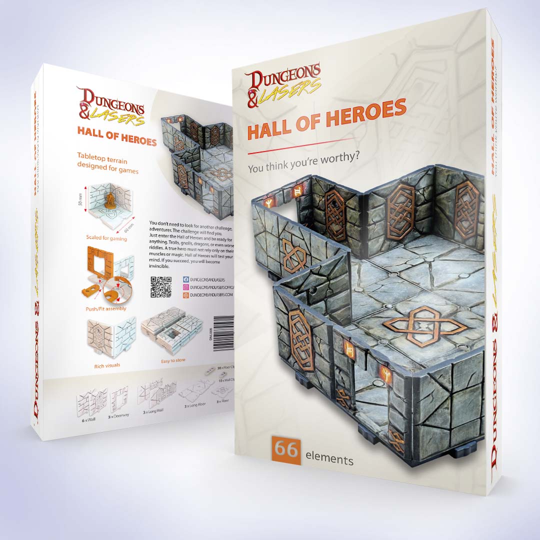 Dungeons and Lasers - Hall of Heroes Fantasy Room