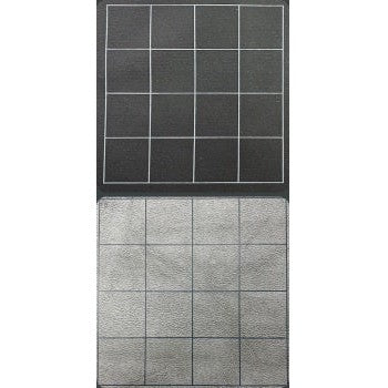 D&D: Mega Game Mat - Reversible Gray/Black 1" Squares