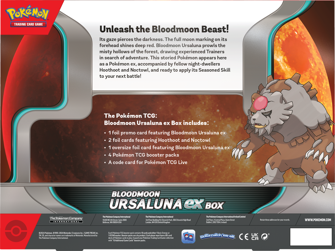 Pokemon - Bloodmoon Ursaluna ex Box Set