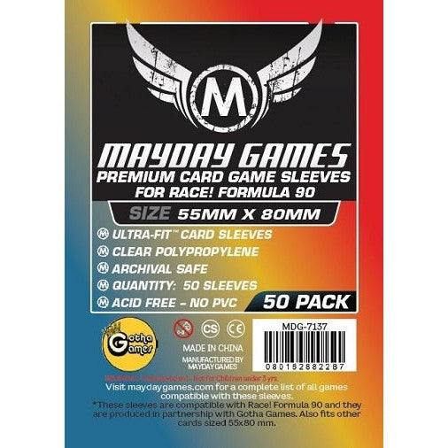 Mayday Games Premium Race! Formula 90 55mm x 80m 50 ct