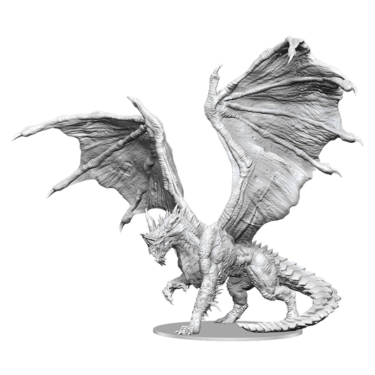 D&D Unpainted Minis - Adult Blue Dragon (90603)