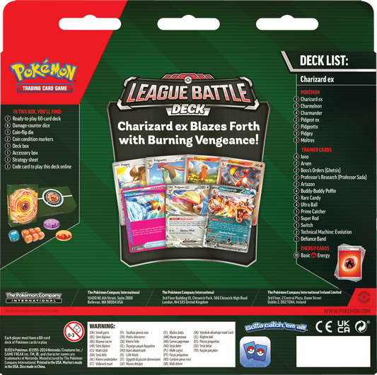 Pokemon - Charizard ex League Battle Deck