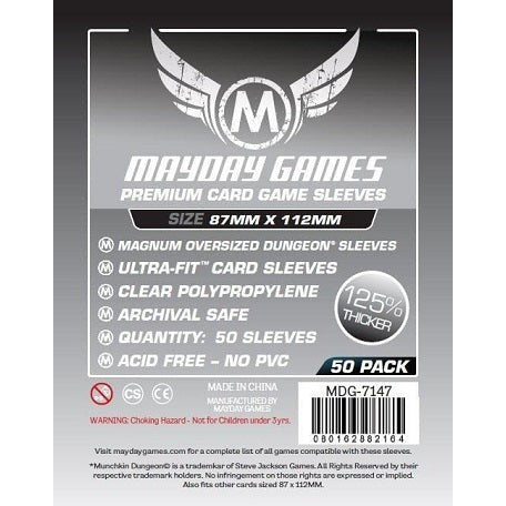 Mayday Games Premium Magnum Oversized Dungeon 87mm x 112m 50 ct