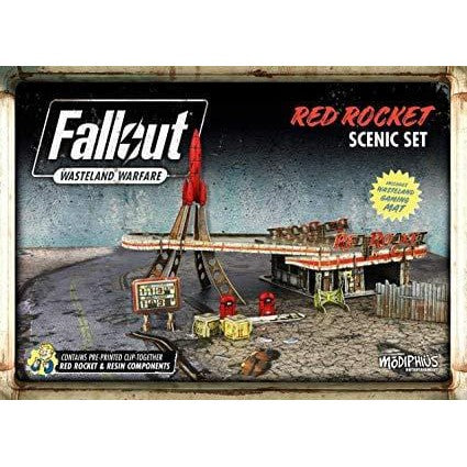 Fallout Wasteland Warfare: Red Rocket Scenic Set