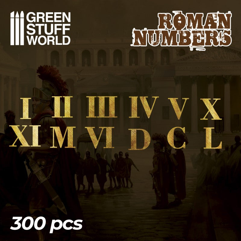 GSW Micro Runes: Roman Numbers - 300 letters (2113)