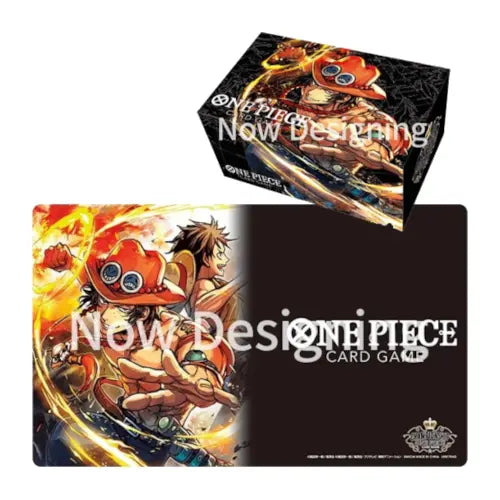 One Piece TCG: Playmat/Storage Box Set - Portgas D. Ace