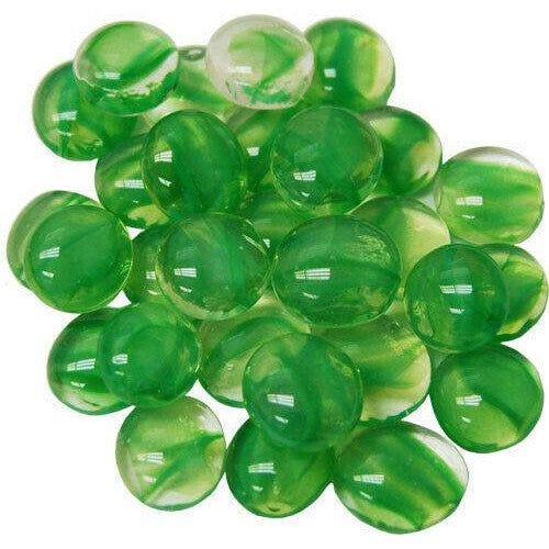 Glass Stone Counter 20+ Green Catseye - CHX01158