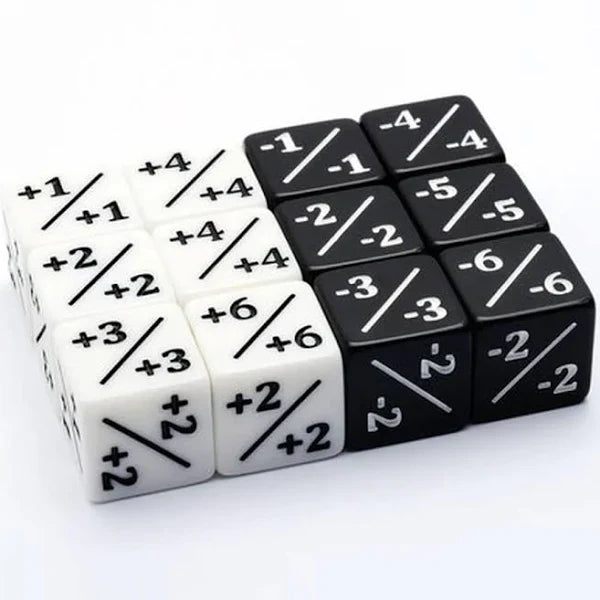 Positive/Negative Modifier Dice Set (12ct)