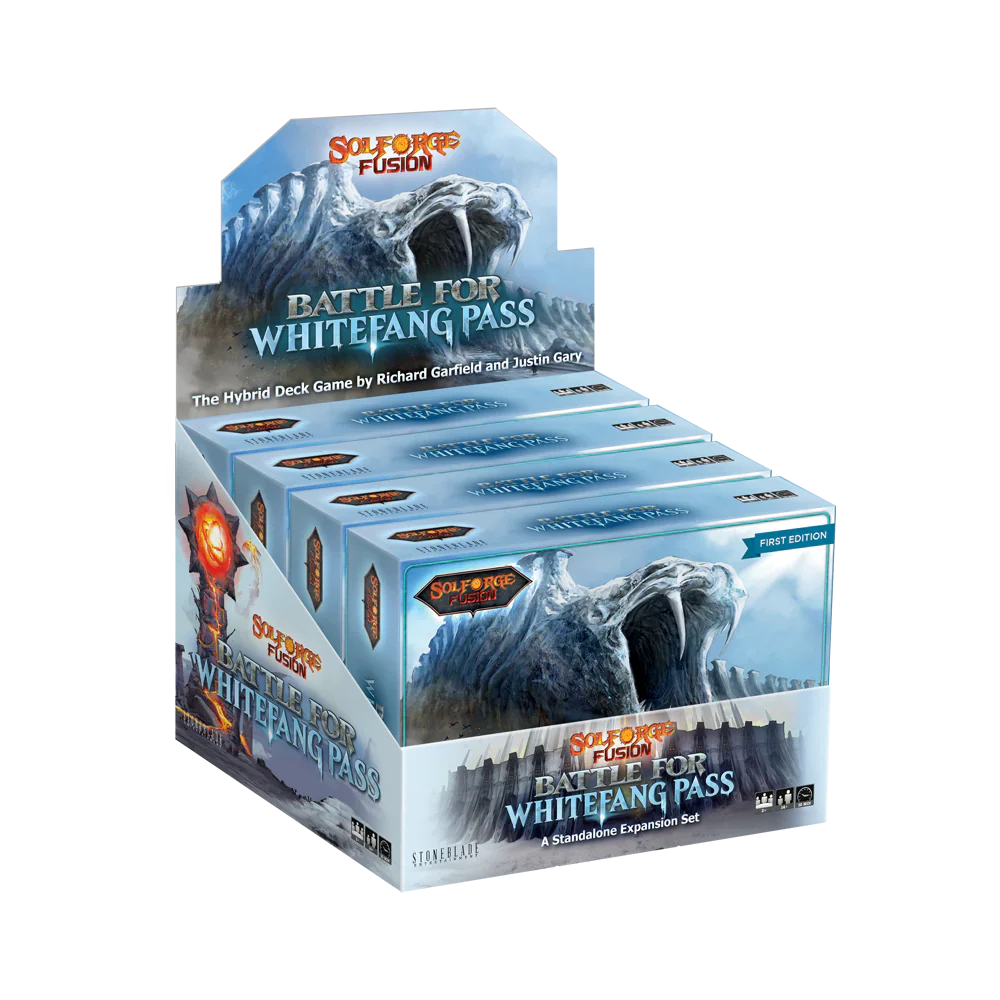 SolForge Booster Kit Display : Battle for Whitefang Pass