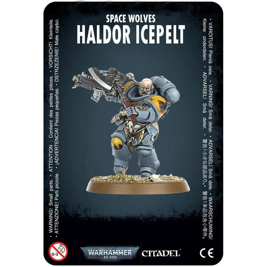 Space Wolves Primaris Battle Leader Haldor Icepelt (Tooth & Claw) ( TC-05 ) - Used