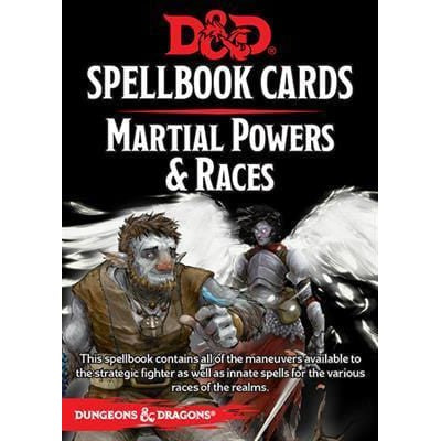 D&D: Spellbook Cards - Martial Powers & Races