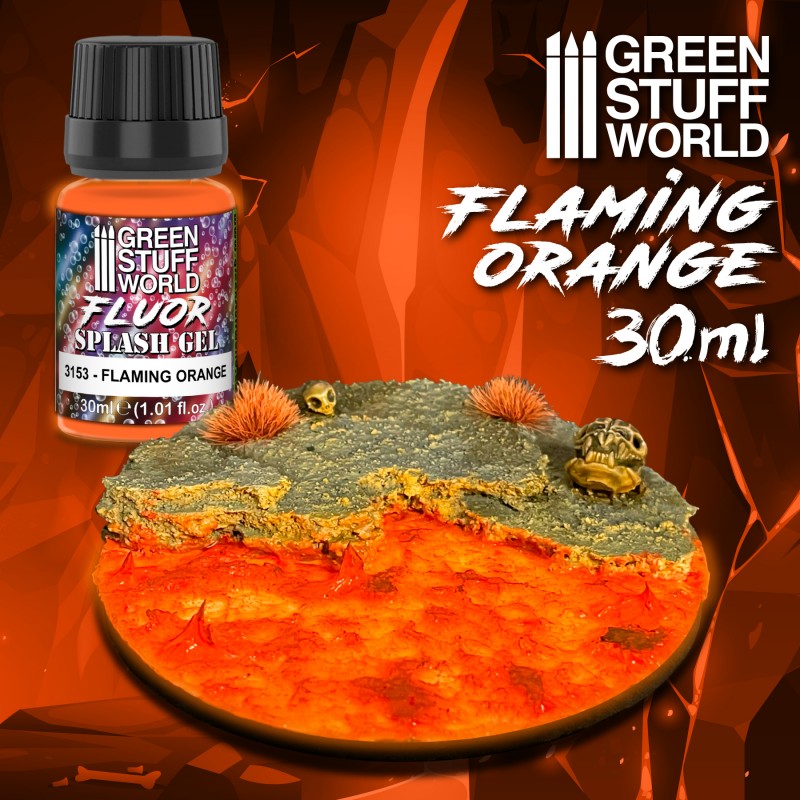 GSW Effect - Splash Gel: Fluor Flaming Orange 30ml (3153)