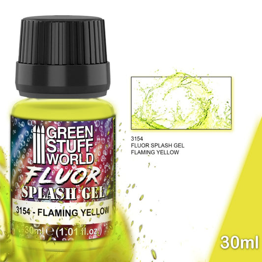 GSW Effect - Splash Gel: Fluor Flaming Yellow 30ml (3154)