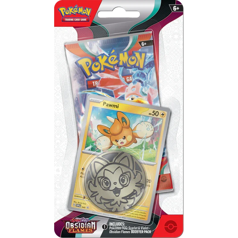 Pokemon Blister Pack - Obsidian Flames - Pawmi Promo