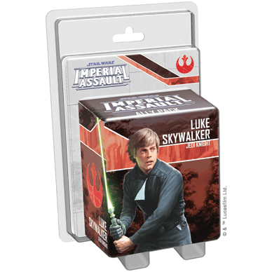 Star Wars: Imperial Assault - Luke Skywalker Jedi Knight Ally Pack ( SWI33 ) - Used