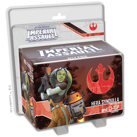 Star Wars: Imperial Assault - Hera Syndulla and C1-10P Ally Pack ( SWI43 ) - Used