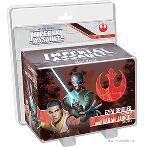 Star Wars: Imperial Assault - Ezra Bridger and Kanan Jarrrus Ally Pack ( SWI55 ) - Used