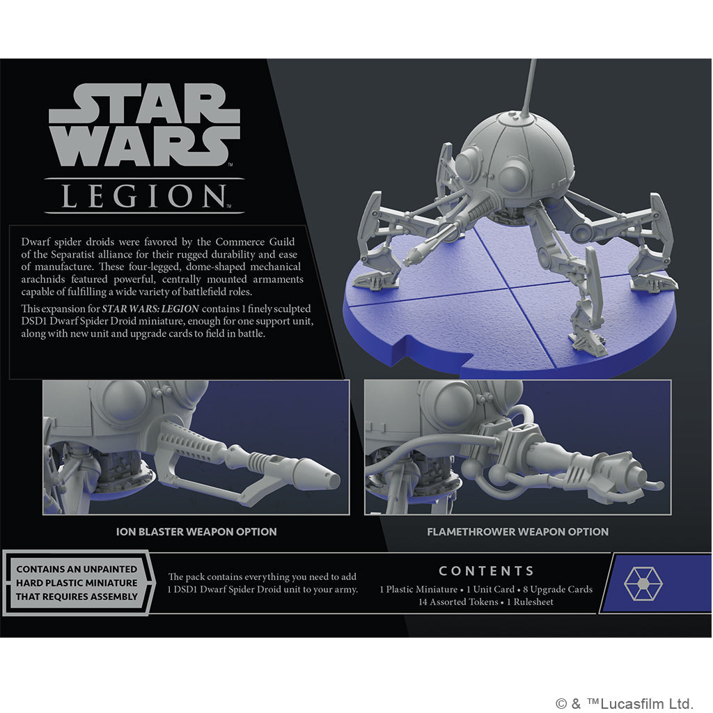 Star Wars: Legion - DSD1 Dwarf Spider Droid Unit Expansion ( SWL88 )