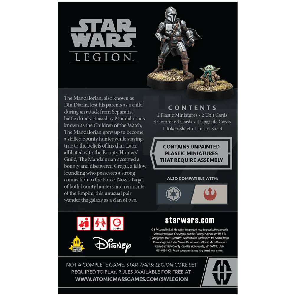 Star Wars: Legion - Din Djarin & Grogu Operative Expansion ( SWL98 )