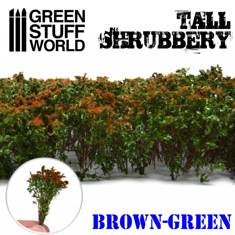 GSW Tall Shrubbery - Brown-Green (9930)