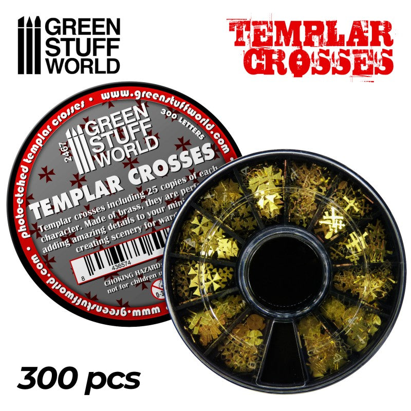 GSW Micro Runes: Templar Cross Symbols - 300 letters (2467)