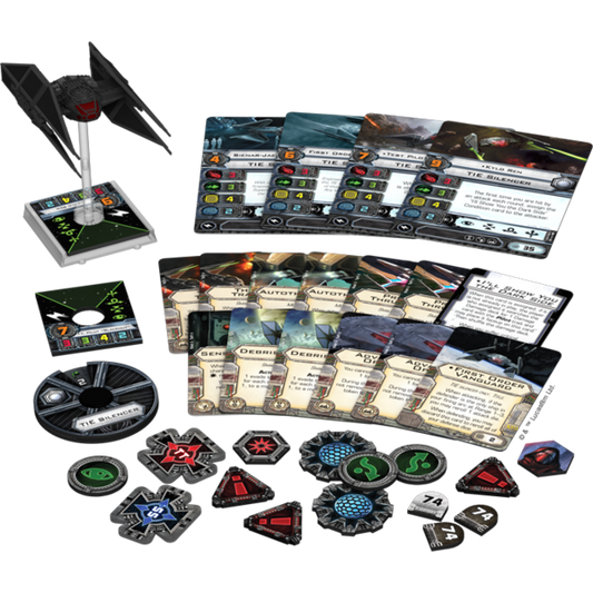 V1 Star Wars X-Wing - The Last Jedi - TIE Silencer Expansion Pack ( SWX68 ) - Used