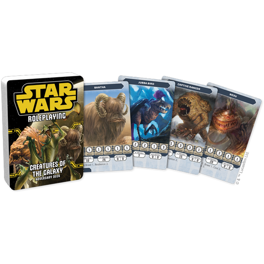 Star Wars RPG - Creatures of the Galaxy Adversary Deck