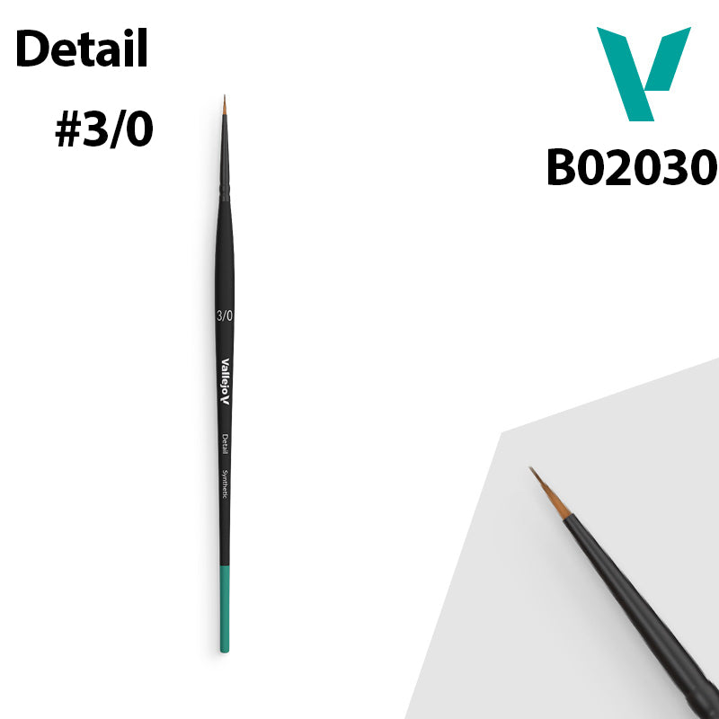 Vallejo Brush - Detail Brush Size 3/0 (B02030)