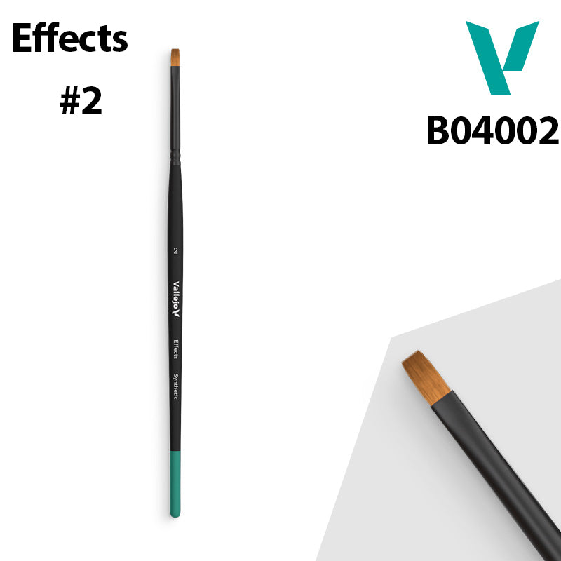 Vallejo Brush - Flat Effects Brush Size 2 (B04002)