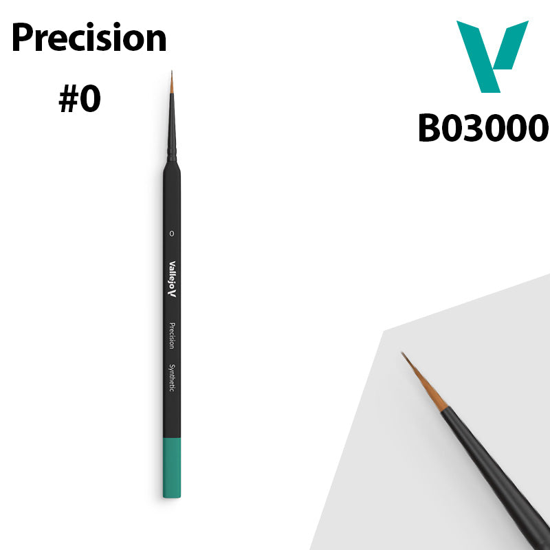 Vallejo Brush - Precision Brush Size 0 (B03000)