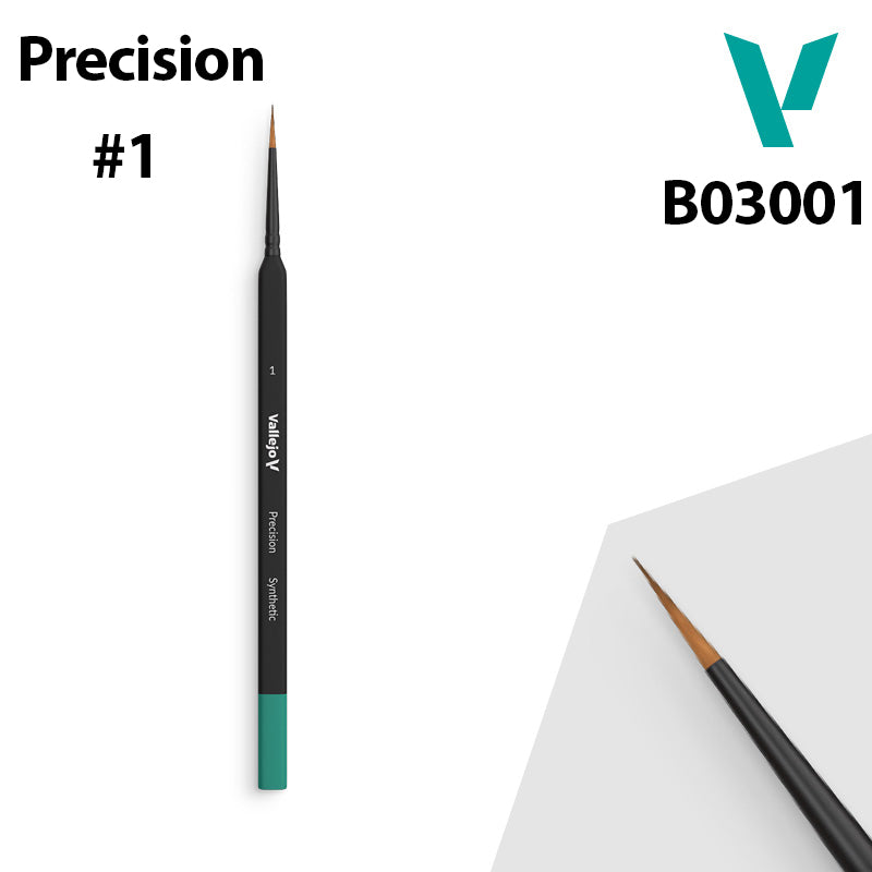 Vallejo Brush - Precision Brush Size 1 (B03001)