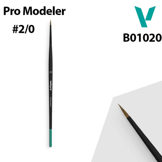 Vallejo Brush - Pro Modeler Size 2/0 (B01020)