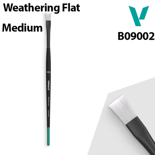 Vallejo Brush - Medium Flat Weathering Brush (B09002)