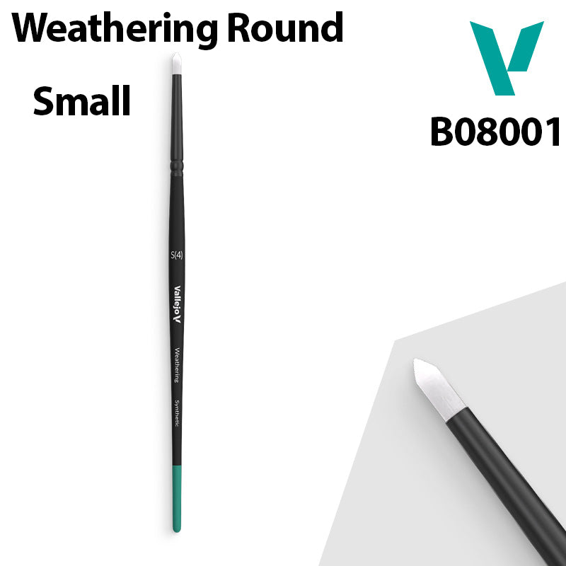 Vallejo Brush - Small Round Weathering Brush (B08001)