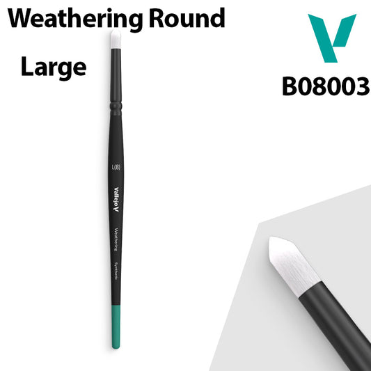 Vallejo Brush - Large Round Weathering Brush (B08003)