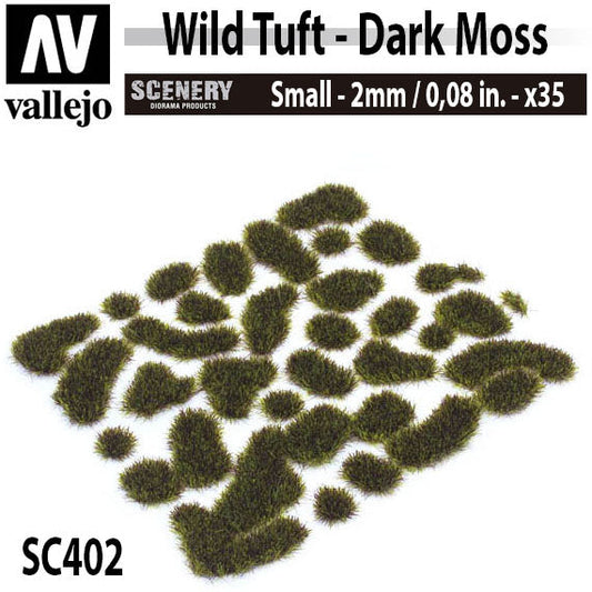 Vallejo Scenery Wild Tuft - Dark Moss