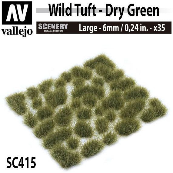 Vallejo Scenery Wild Tuft - Dry Green